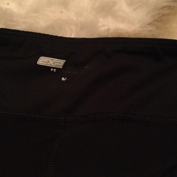 Express Black w/Side Stripe Zipper Leggings - Picture 2 of 3