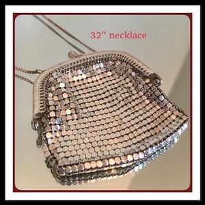 HPVINTAGE MESH BAG 32" necklace (SILVER) -HOT! HPVINTAGE MESH BAG 32" necklace (SILVER) -HOT!
