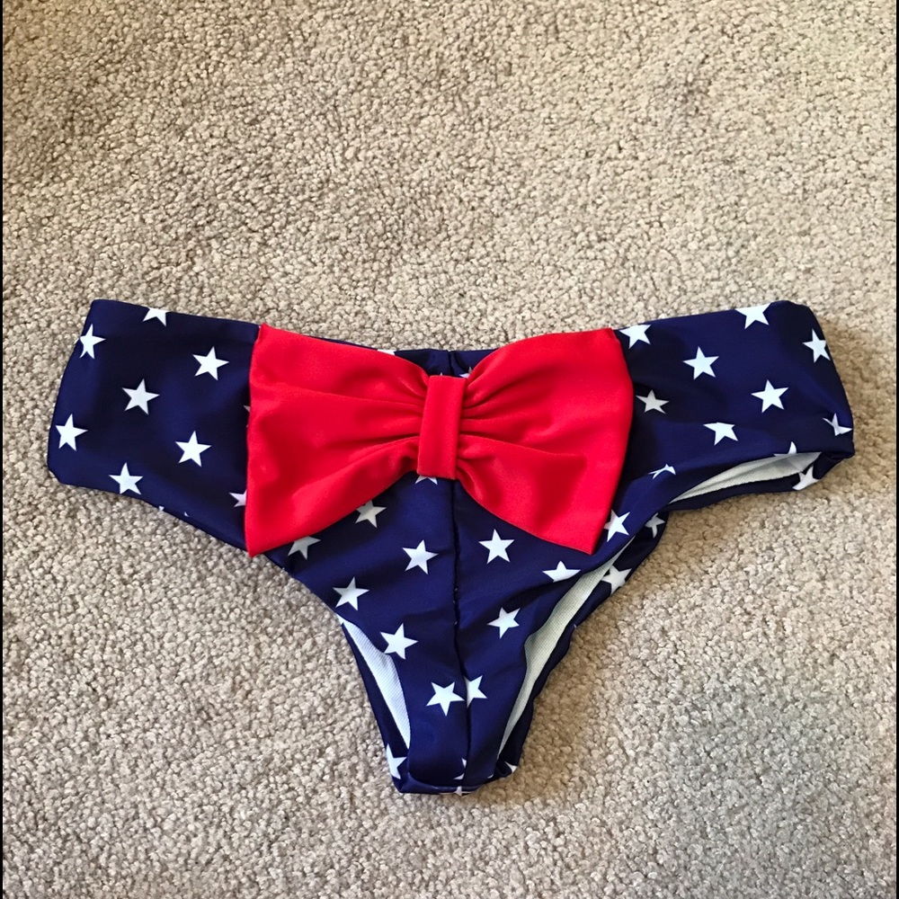 American flag bikini bottoms