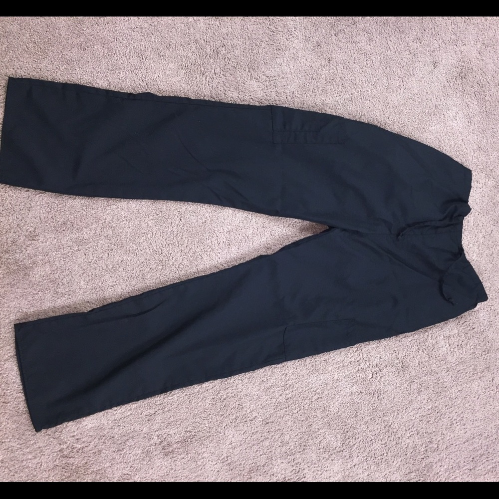Black scrub pants