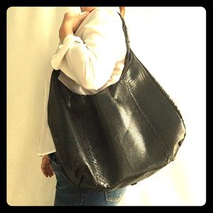 Carlos Falchi Python Hobo bag