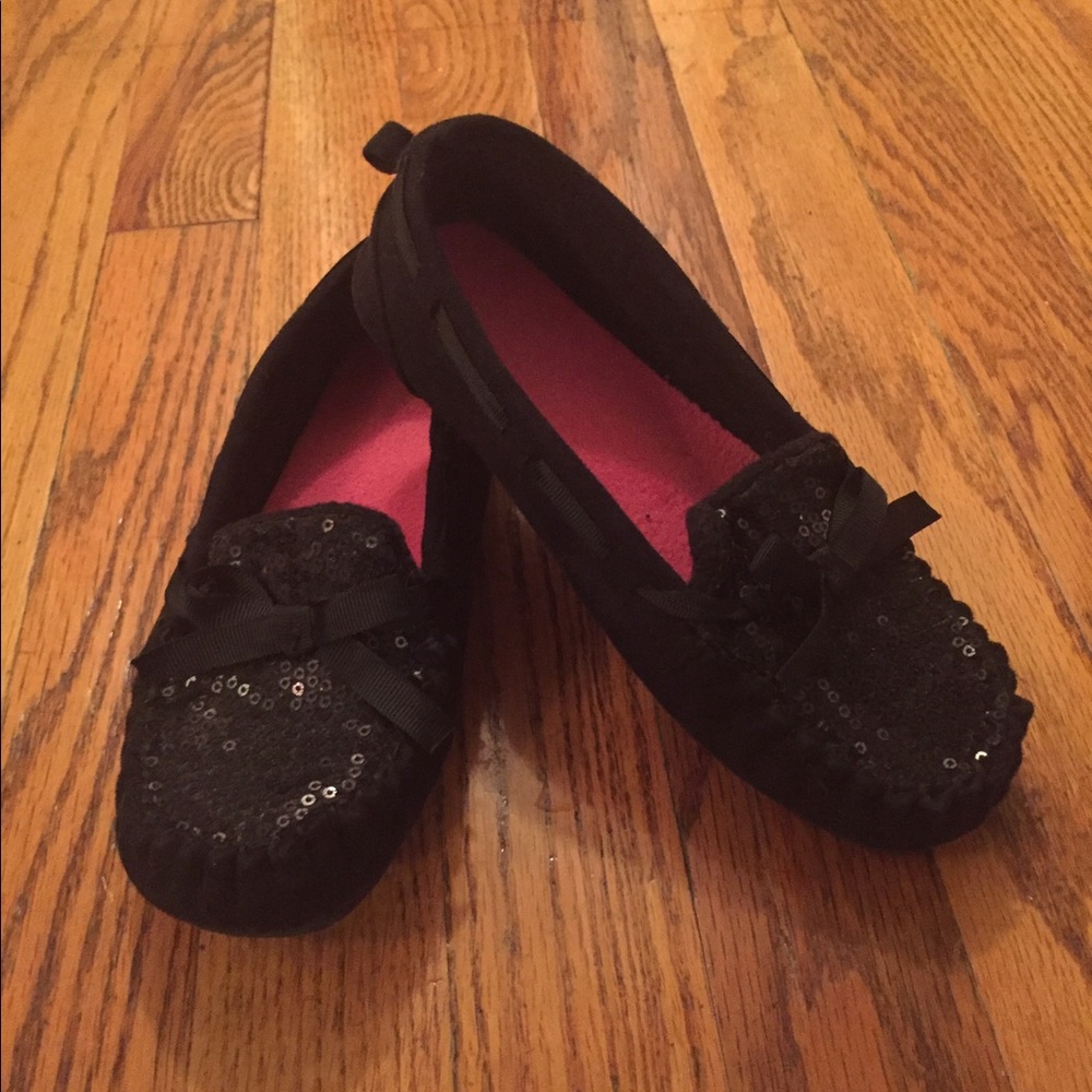 Girls' Moccasin-Style Slippers
