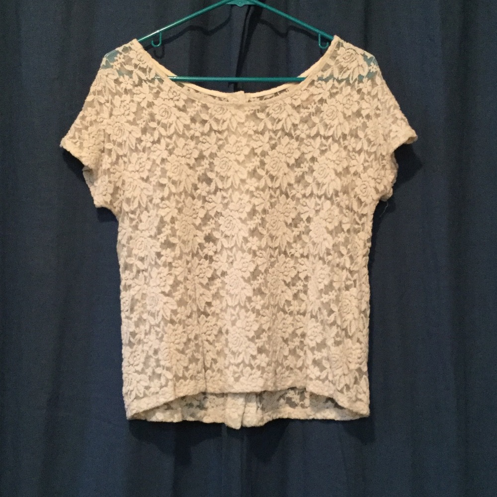 ‼️SALE‼️ White lace top