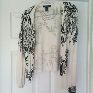 Black and white sweater