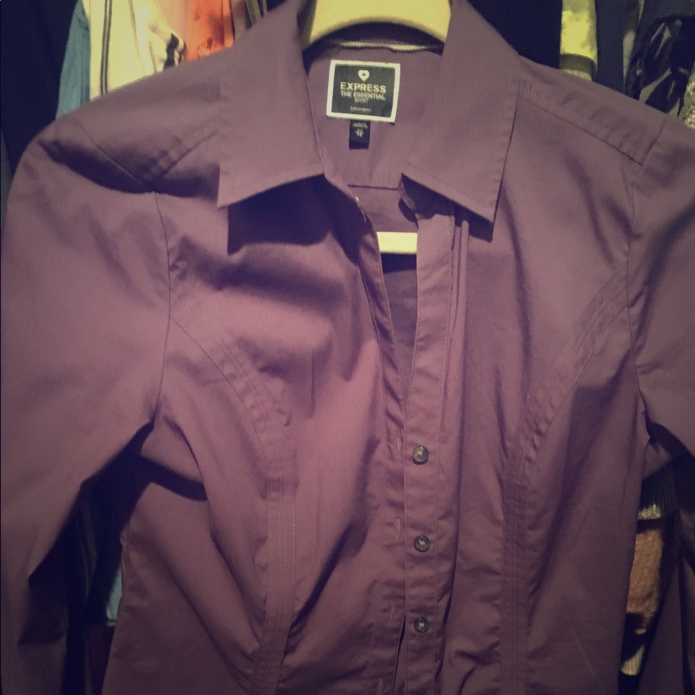 LIKE NEW Express Button Up Shirt/Blouse