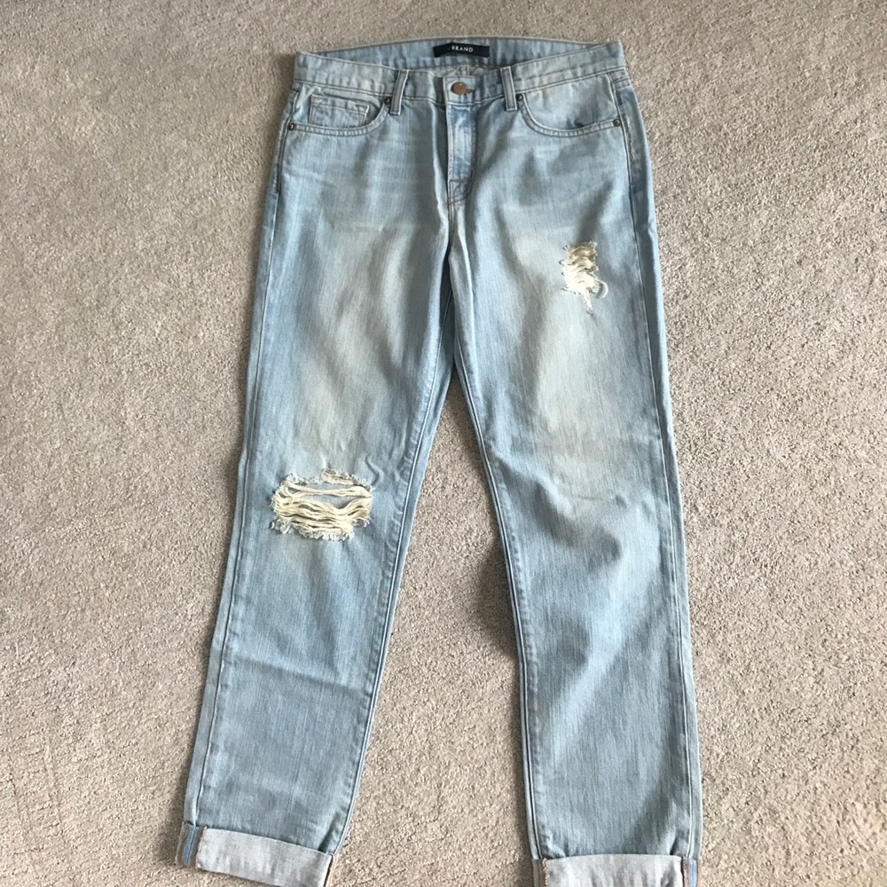 J BRAND boyfriend jeans