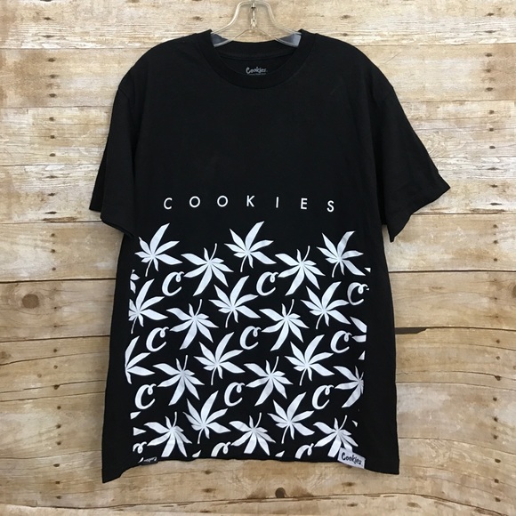 black and red cookies shirt