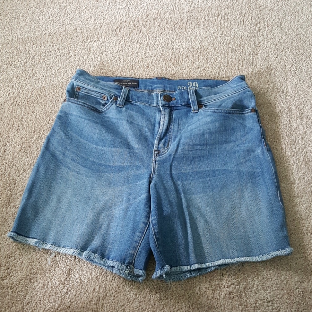 Jcrew lookout high rise denim short