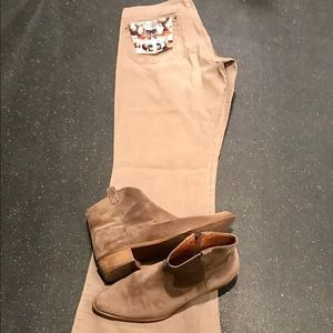 BNWT Silver Khakis