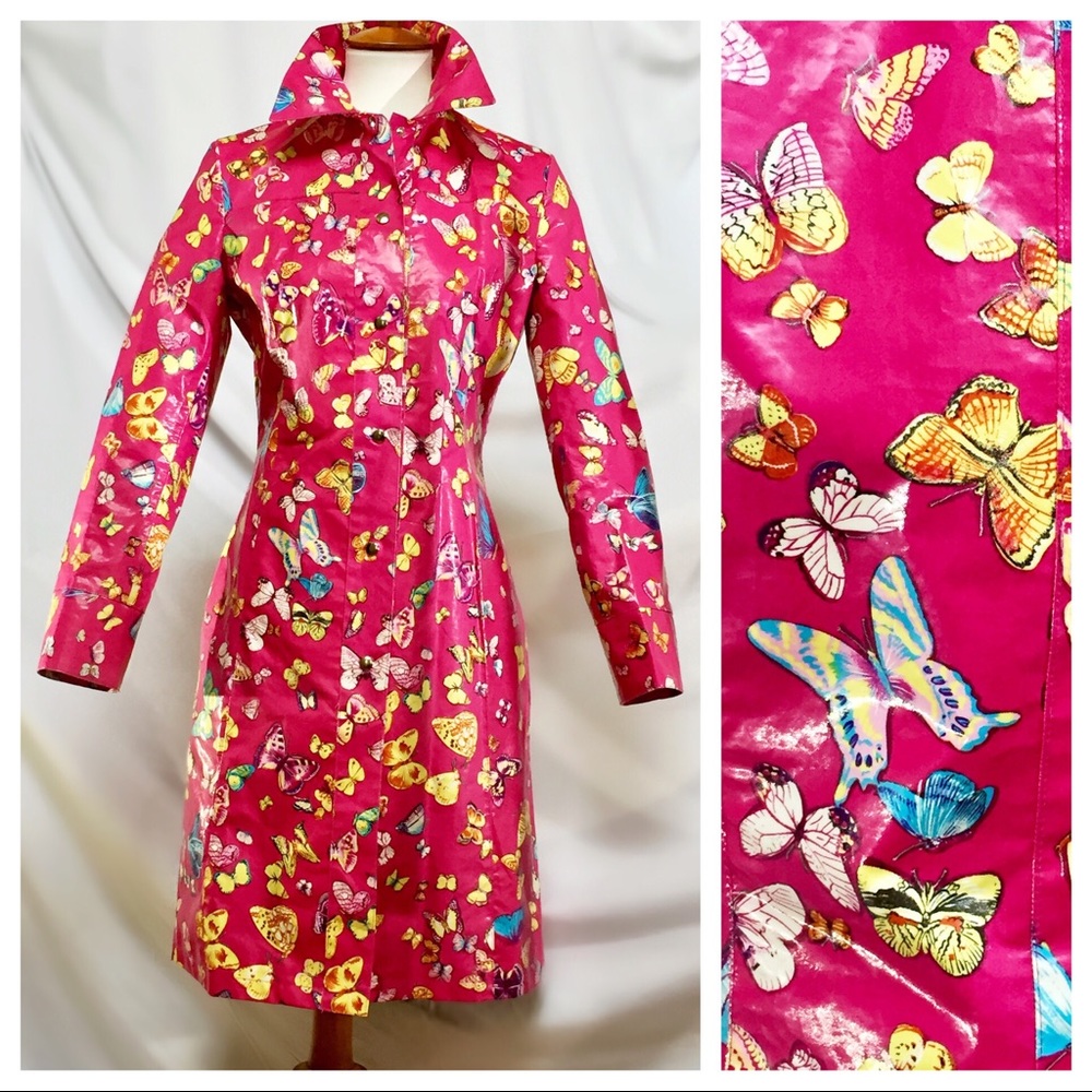 D&G Dolce and Gabbana Butterfly Raincoat (Vintage)