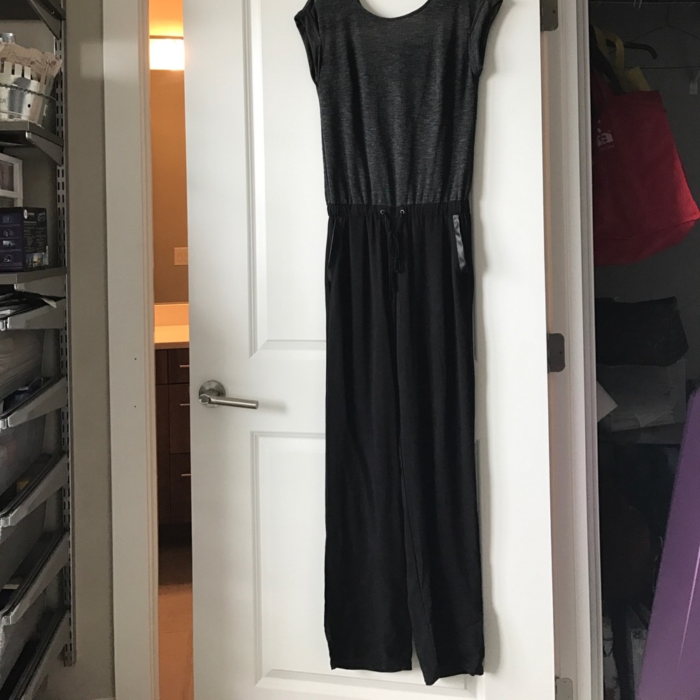 Black/gray jumpsuit by Splendid.
