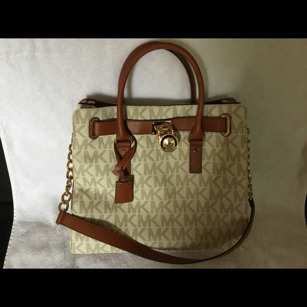 Michael Kors MK Logo Satchel Bag