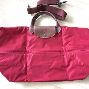 Longchamp Le Pliage Expandable Travel Weekender