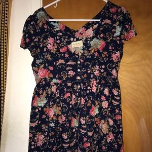 Ralph Lauren floral mini dress with pockets