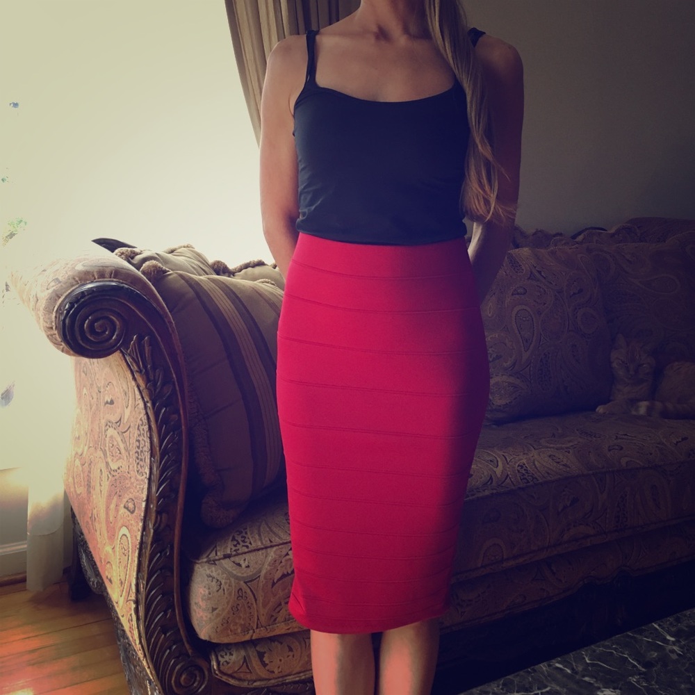 Olivia blue Small knee length skirt