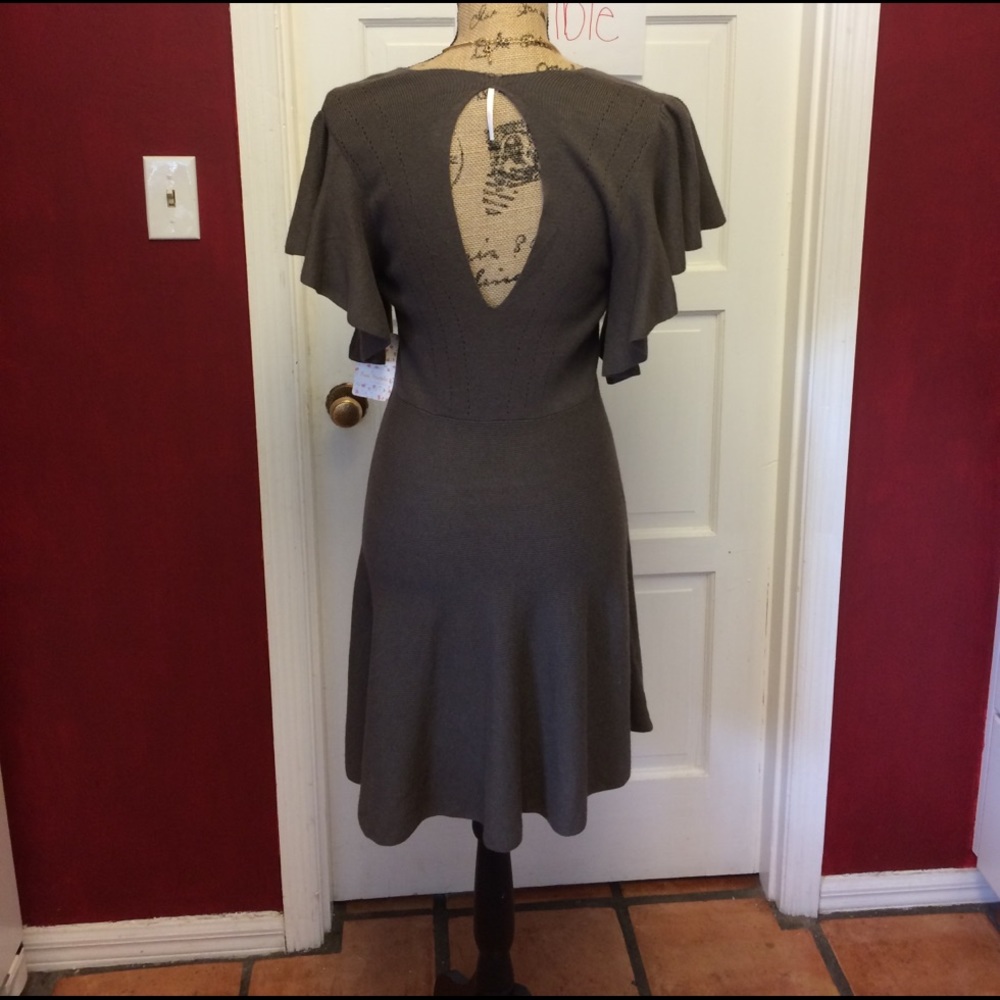 $firm$NWT Cozy Nights Fit & Flare Sweater Dress - Picture 6 of 8