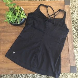 Lululemon Black Tank, size 8