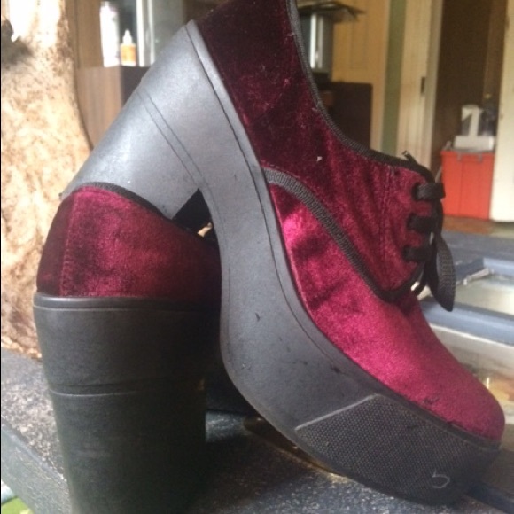 Asos velvet platform penny loafer - Picture 4 of 4