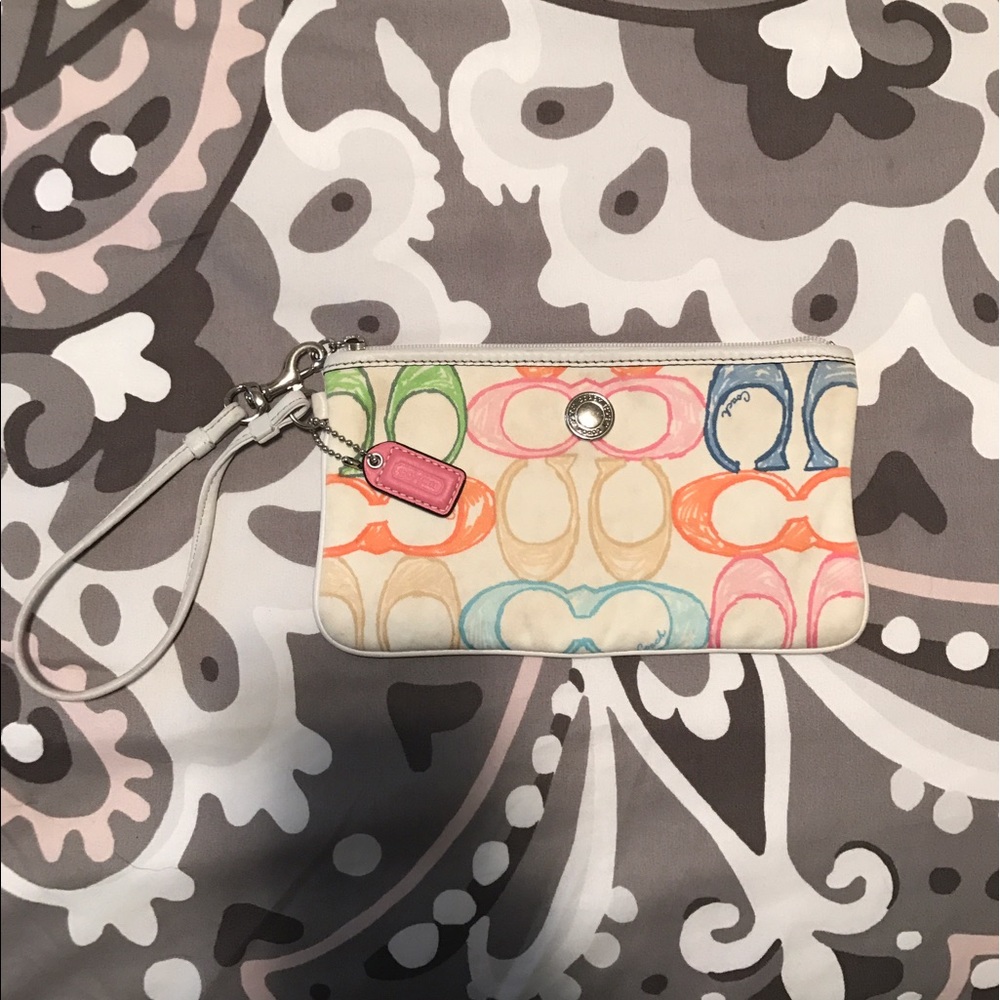 Authentic coach wristlet