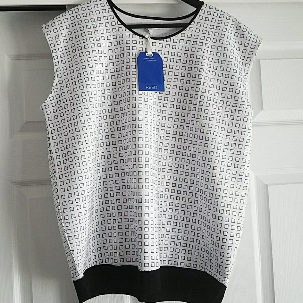 REED L.E. Black & White Business Tank