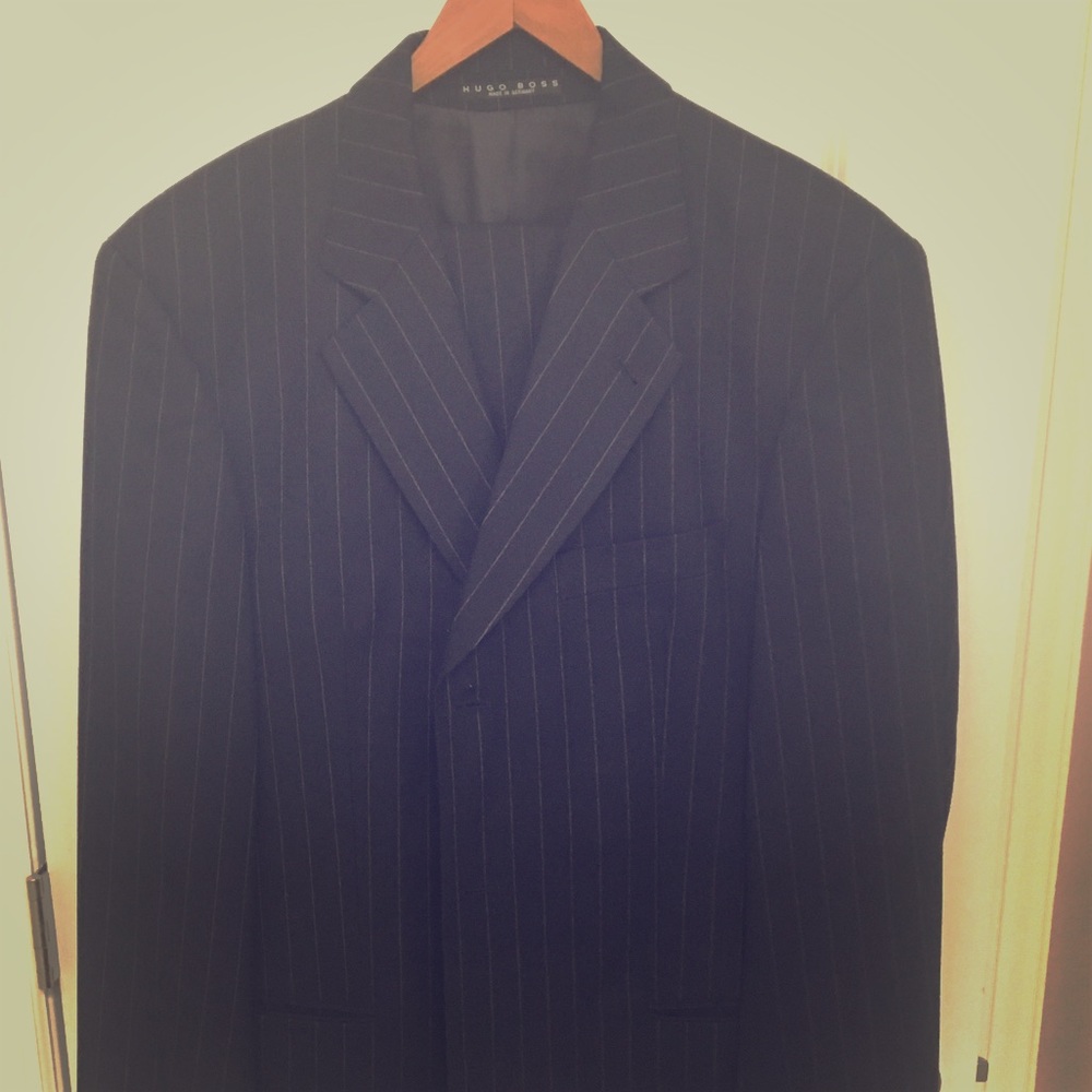 Mens Navy Blue Hugo boss Suit