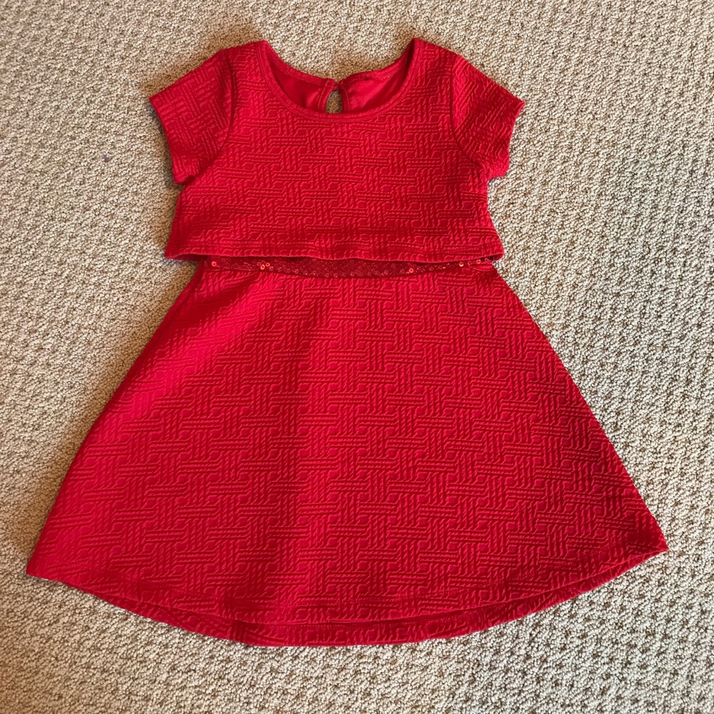 Kids red dress