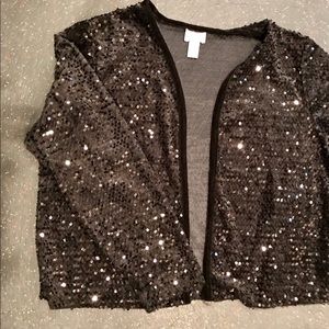 EUC Chico's Travelers Blingy Jacket