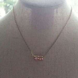 Rose gold necklace