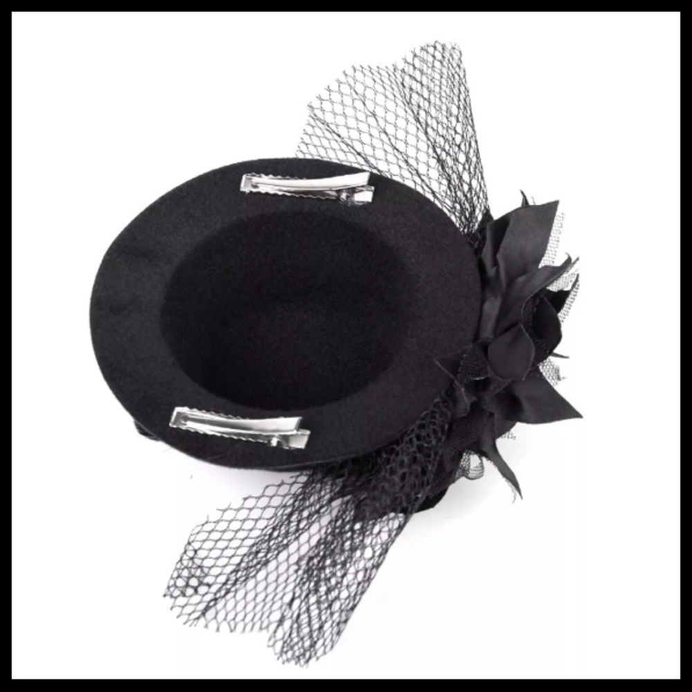 Mini Top Hat Fascinator - Picture 3 of 6