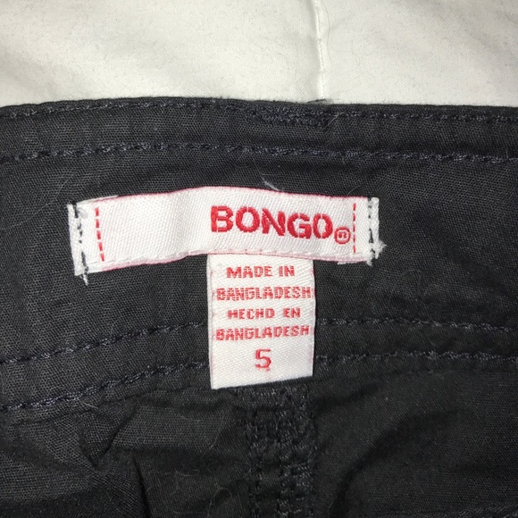 Black cotton bongo shorts - Picture 3 of 3