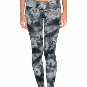Anjali Ghost Roses yoga leggings, XS