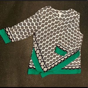 EUC Chico's 3/4 Sleeve Top