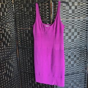 Purple cocktail dress