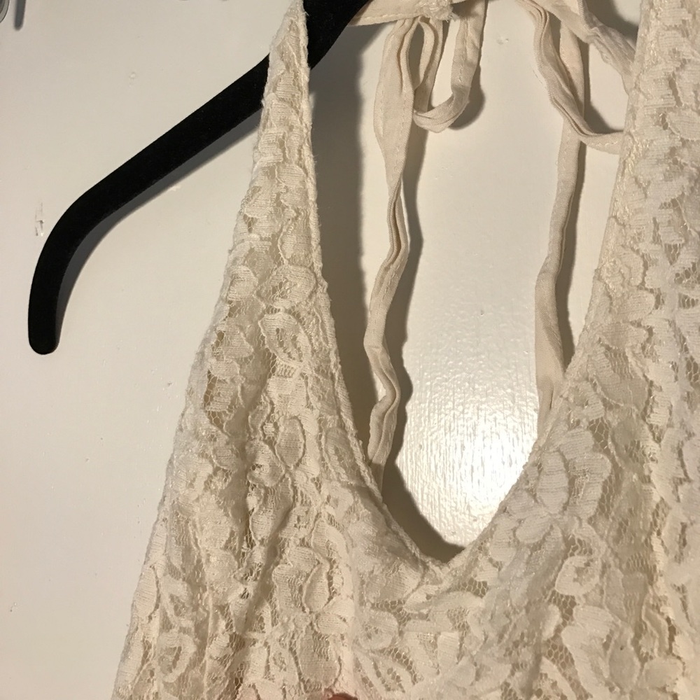 ABERCOMBIE white lace dress