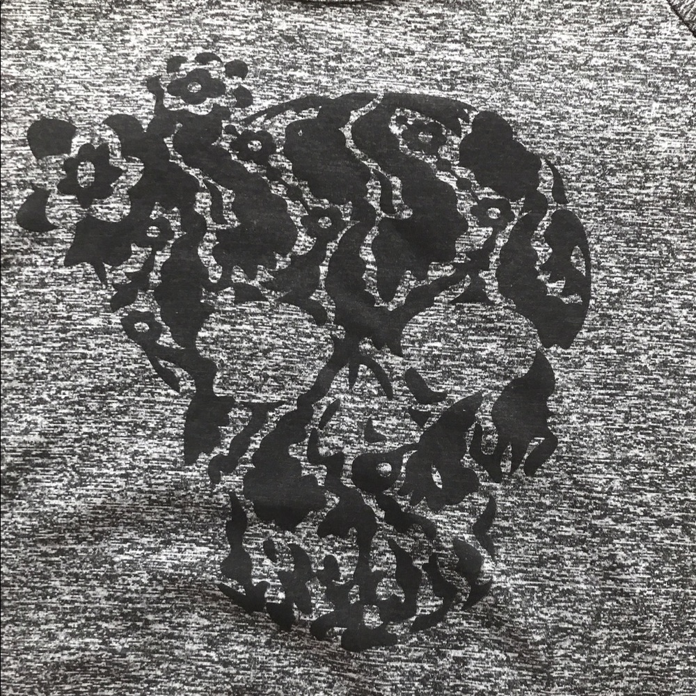 Sugar skull 3/4 sleeve shirt