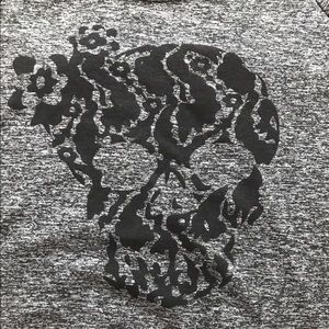 Sugar skull 3/4 sleeve shirt