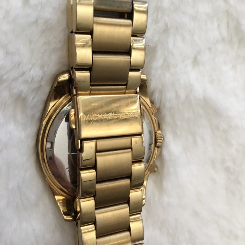 Michael Kors Blair MK-5166 Gold Tone Crystal Watch - Picture 5 of 5