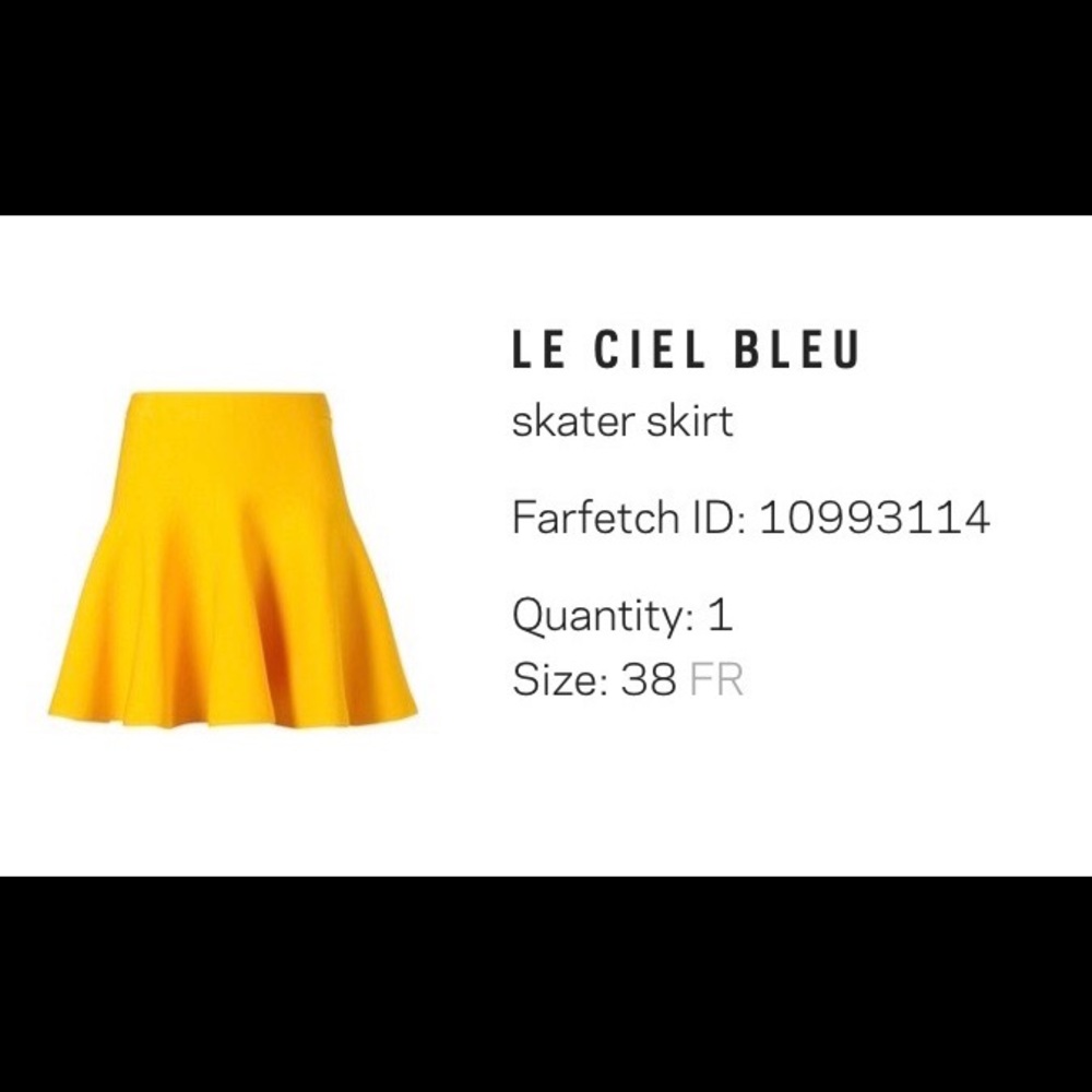 Bright plum yellow skirt