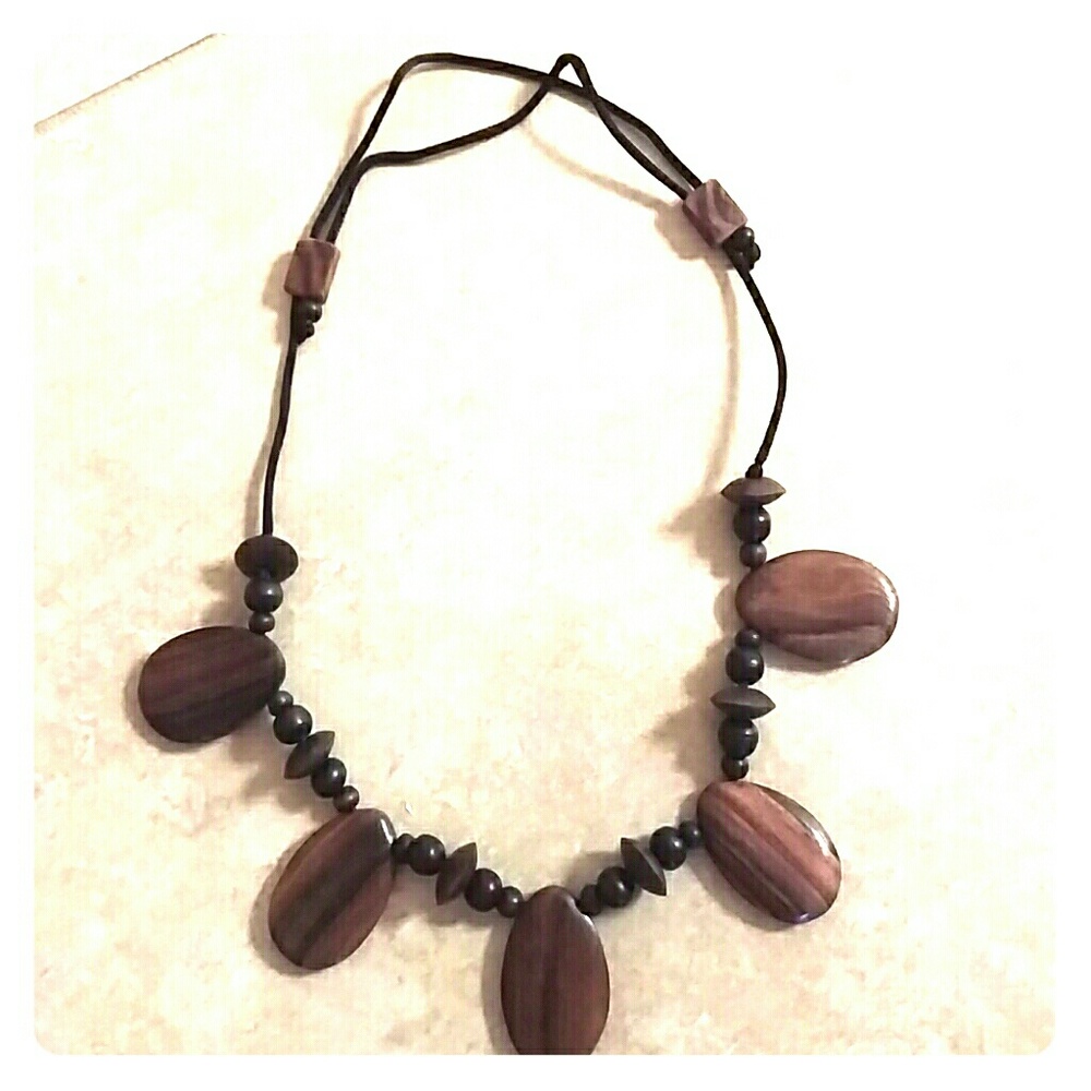 Unique Wooden Necklace