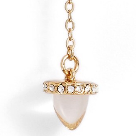 Rebecca Minkoff – Acorn Crystal Y-Necklace BNWT - Picture 3 of 7