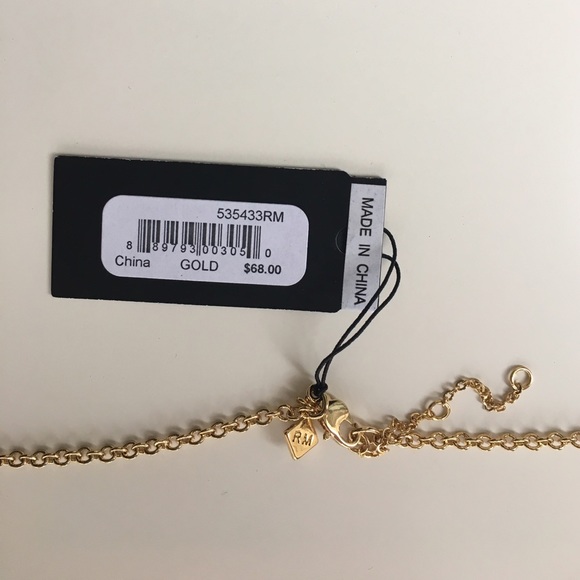 Rebecca Minkoff – Acorn Crystal Y-Necklace BNWT - Picture 6 of 7