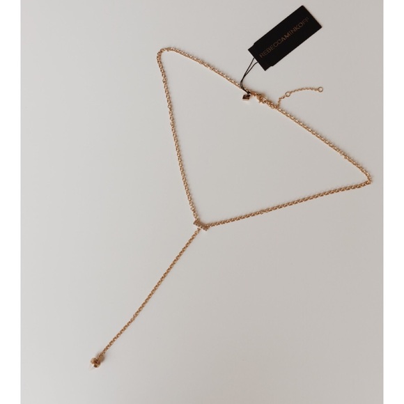 Rebecca Minkoff – Acorn Crystal Y-Necklace BNWT - Picture 7 of 7