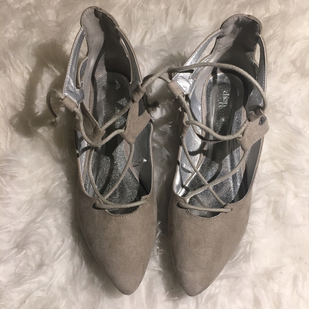 Gray sandals