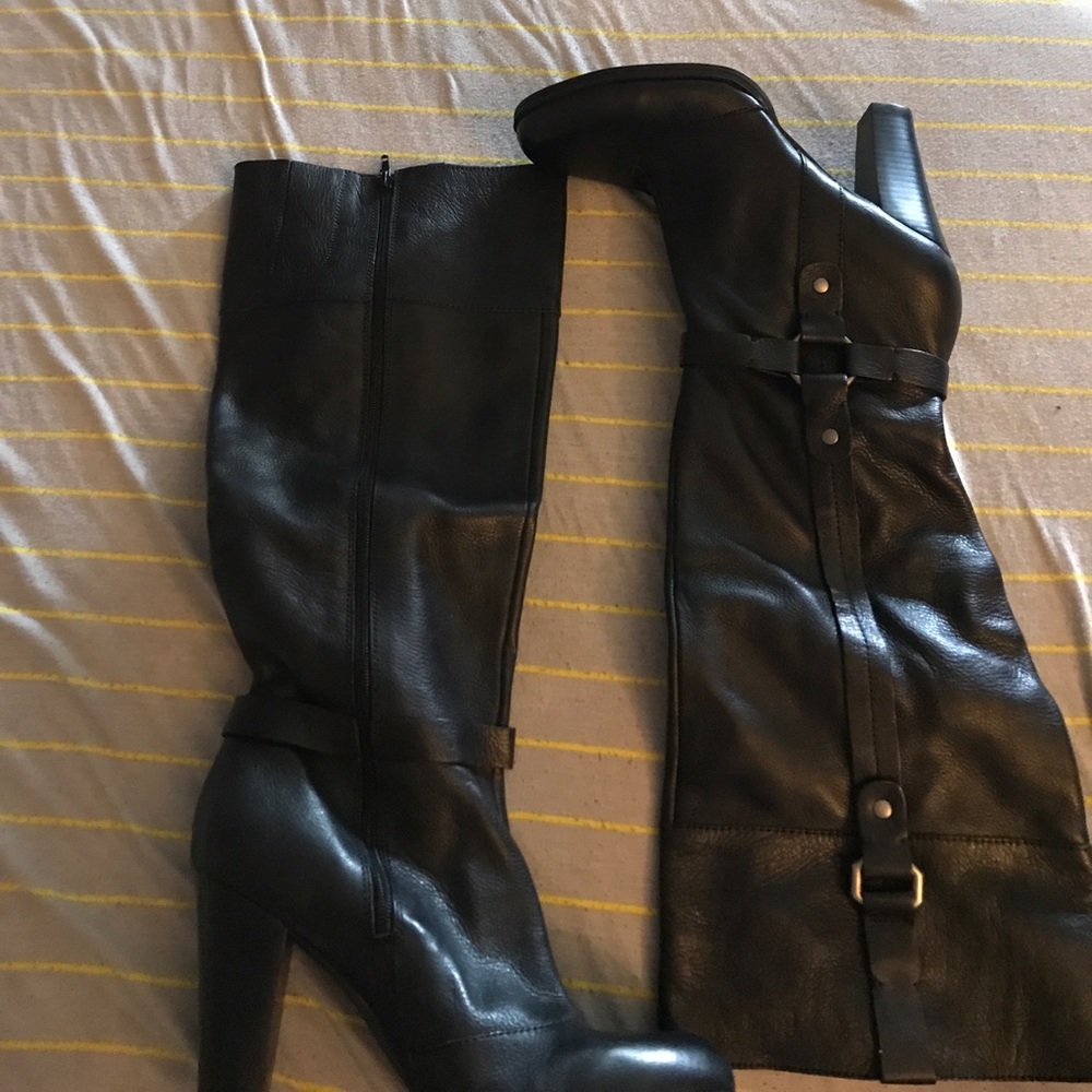 Nine West knee high leather boots