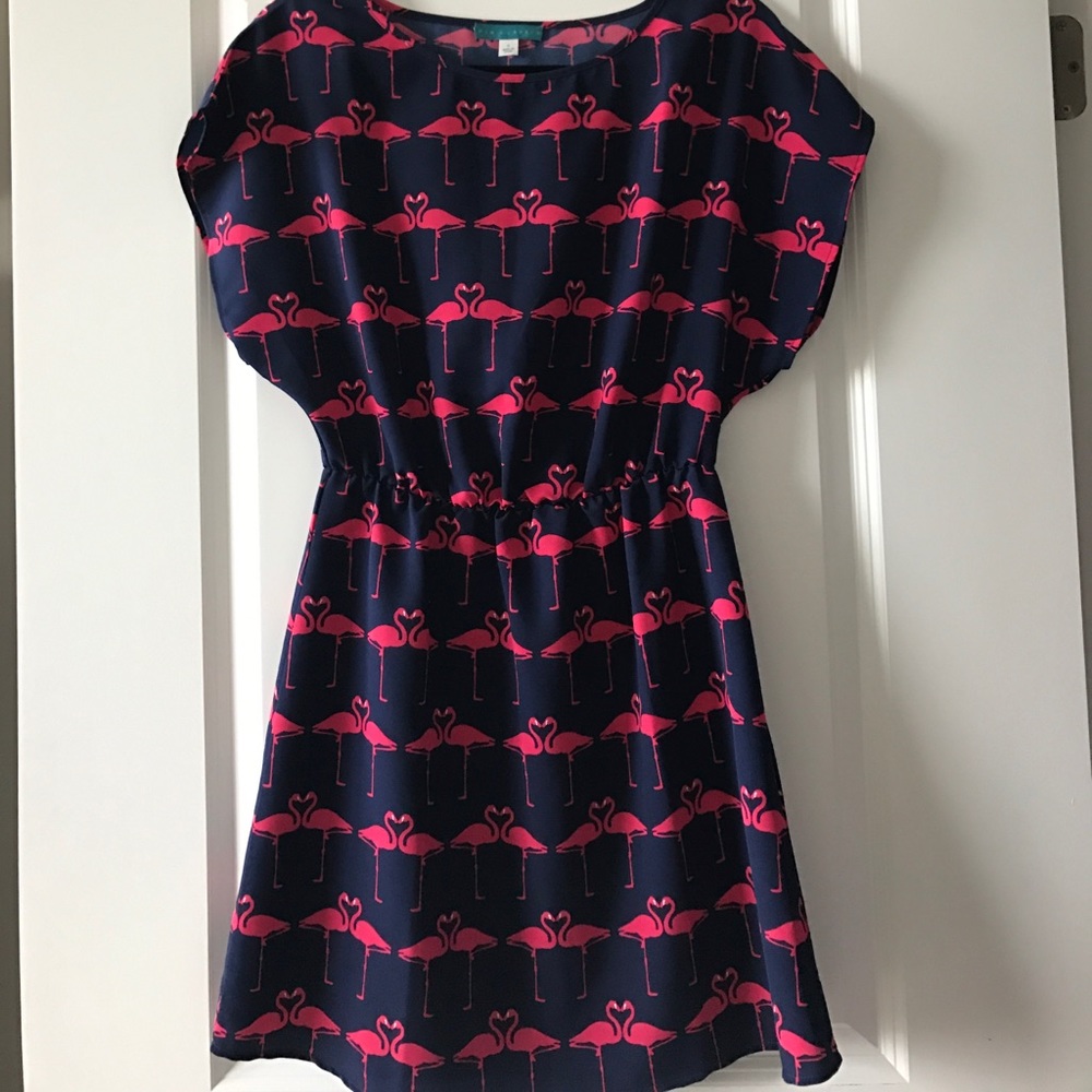 Flamingo-patterned dress by Pim & Larkin