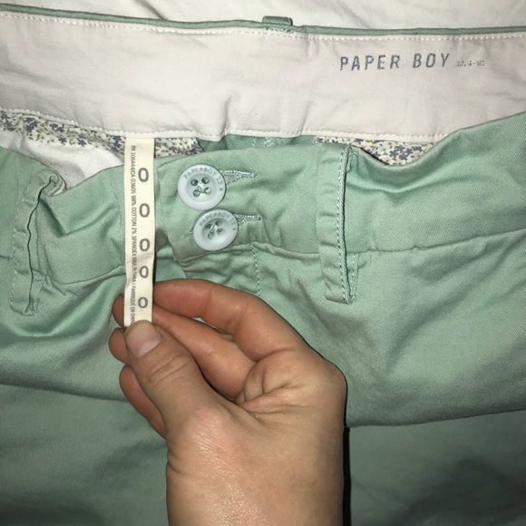 Pastel green shorts - Picture 3 of 3