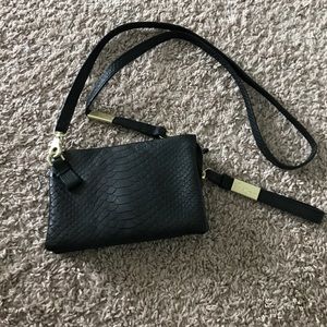 Foley & Corinna cross body black leather