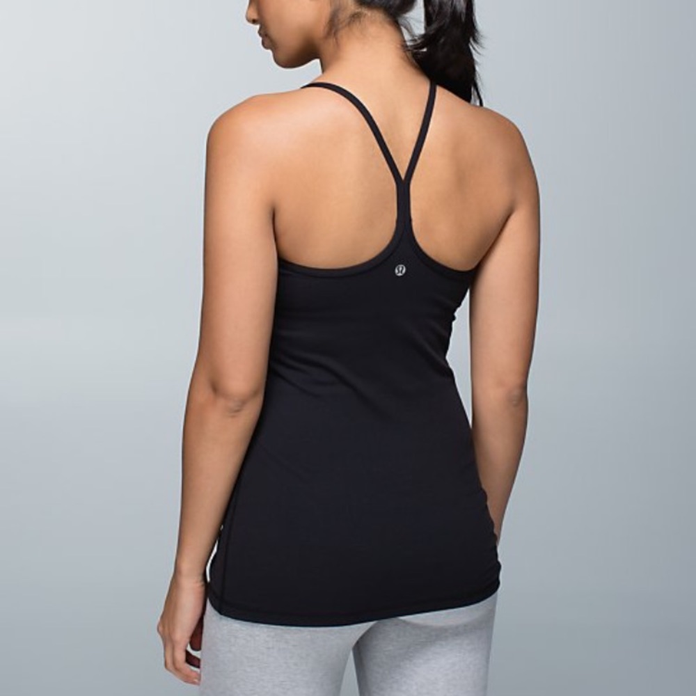 Lululemon black power Y tank