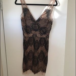 Lace mesh dress
