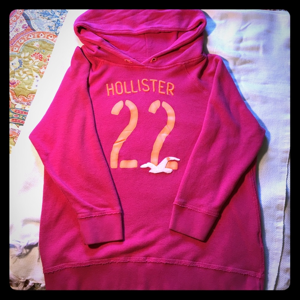 Hollister hoodie 3/4 sleeve stretchy and soft